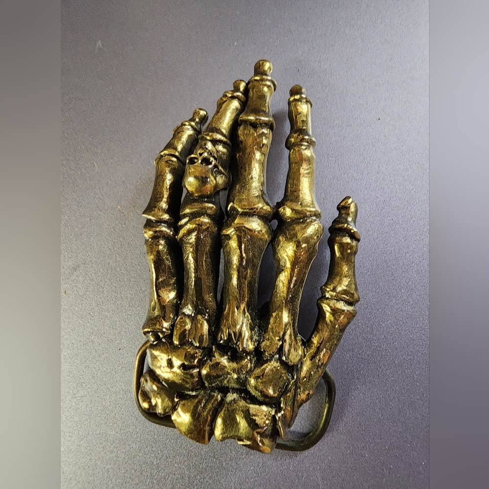 1993 Skeleton Hand Belt Buckle